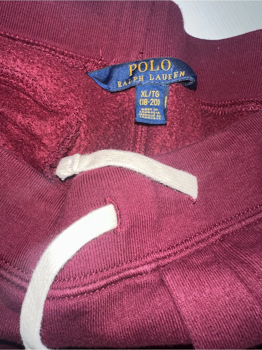 Polo Ralph Lauren comfortable maroon
